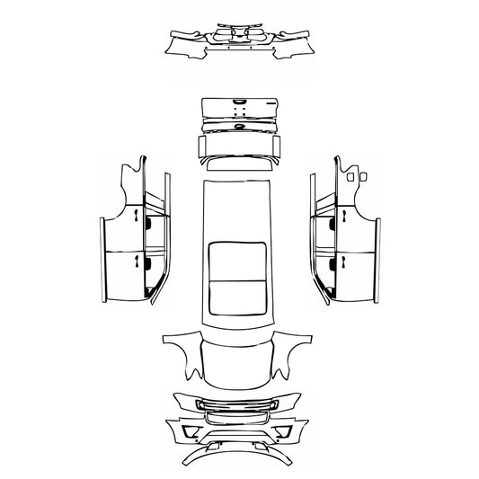 Pre-Cut PPF Ford Expedition Standard Wheelbase Limited 2018 - PPF-Kits