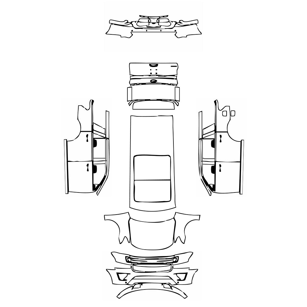 Pre-Cut PPF Ford Expedition Standard Wheelbase Limited 2020 - PPF-Kits