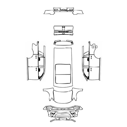Pre-Cut PPF Ford Expedition Standard Wheelbase Limited 2024 - PPF-Kits