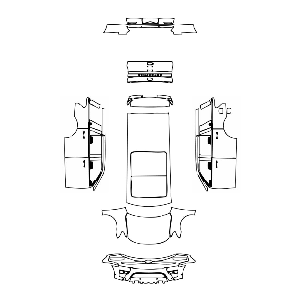 Pre-Cut PPF Ford Expedition Standard Wheelbase Timberline 2024 - PPF-Kits