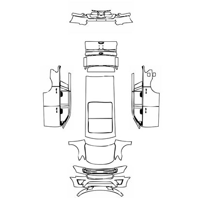 Pre-Cut PPF Ford Expedition Standard Wheelbase XLT 2018 - PPF-Kits