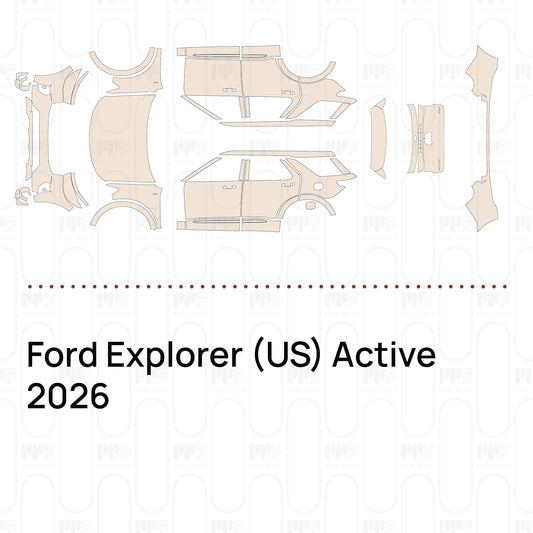 Voorgesneden PPF Ford Explorer (US) Active 2026