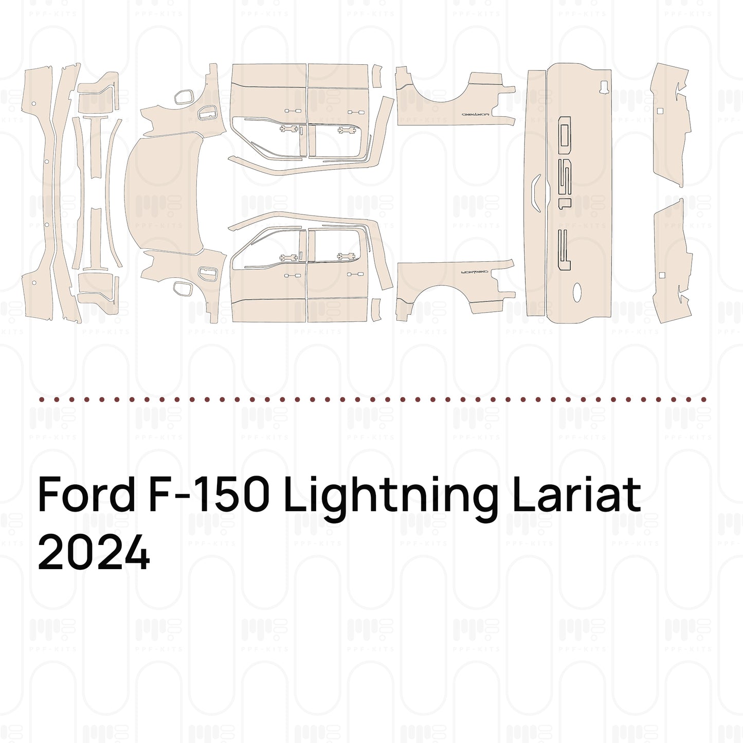 Voorgesneden PPF Ford F-150 Lightning Lariat 2024