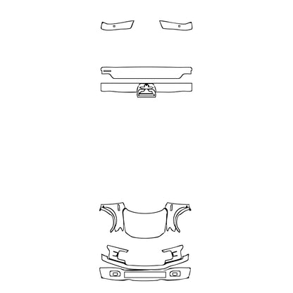 Pre-Cut PPF Ford F-150 Limited SuperCab 2018 - PPF-Kits