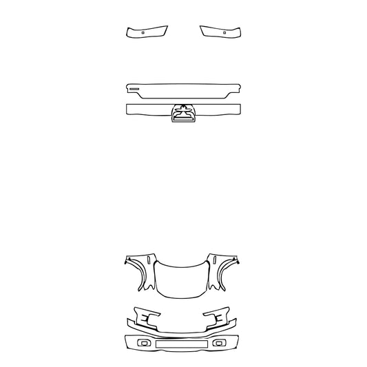 Pre-Cut PPF Ford F-150 Limited SuperCab 2019 - PPF-Kits