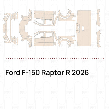Voorgesneden PPF Ford F-150 Raptor R 2026