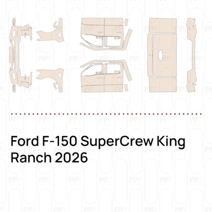 Voorgesneden PPF Ford F-150 SuperCrew King Ranch 2026