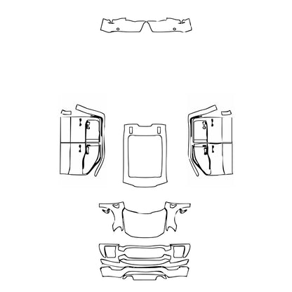 Pre-Cut PPF Ford F-150 SuperCrew Limited 2021 - PPF-Kits