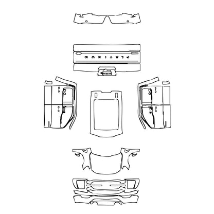 Pre-Cut PPF Ford F-150 SuperCrew Platinum 2023 - PPF-Kits