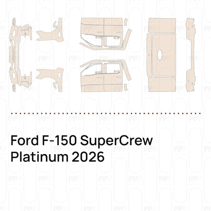 Voorgesneden PPF Ford F-150 SuperCrew Platinum 2026