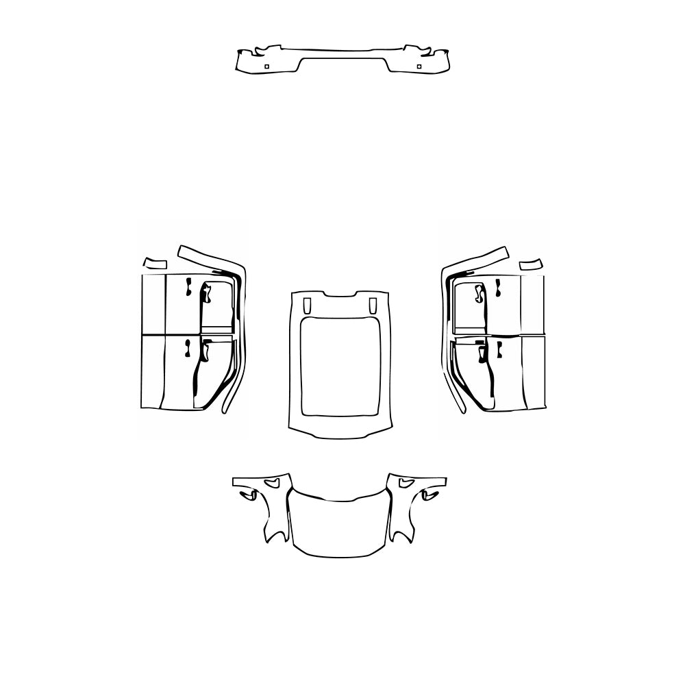 Pre-Cut PPF Ford F-150 SuperCrew XLT 2024 - PPF-Kits