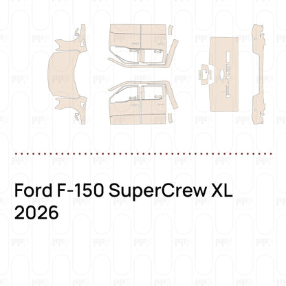 Voorgesneden PPF Ford F-150 SuperCrew XL 2026