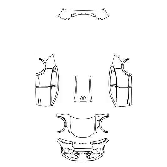 Pre-Cut PPF Ford Mach-E GT 2023 - PPF-Kits