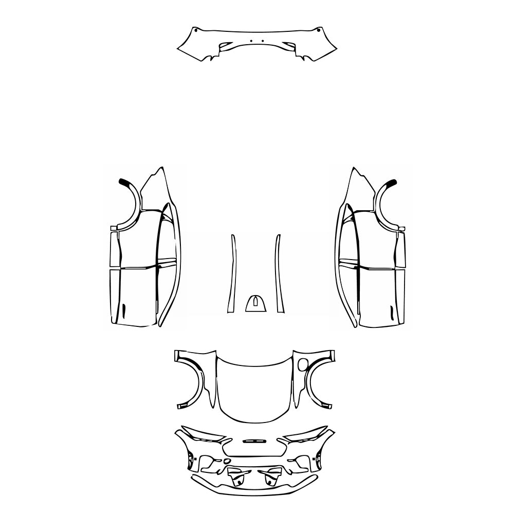 Pre-Cut PPF Ford Mach-E GT 2024 - PPF-Kits