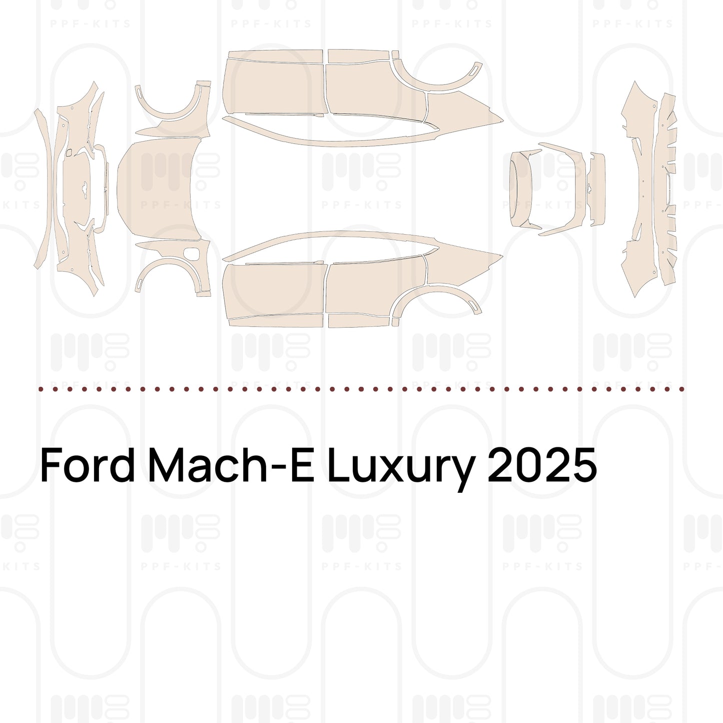Voorgesneden PPF Ford Mach-E Luxury 2025