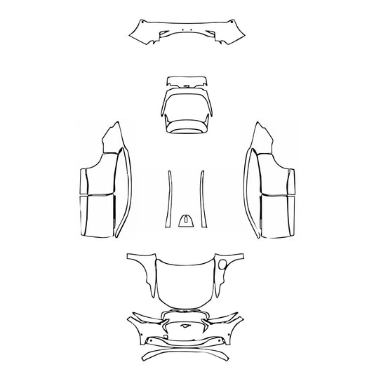 Pre-Cut PPF Ford Mach-E Select 2023 - PPF-Kits