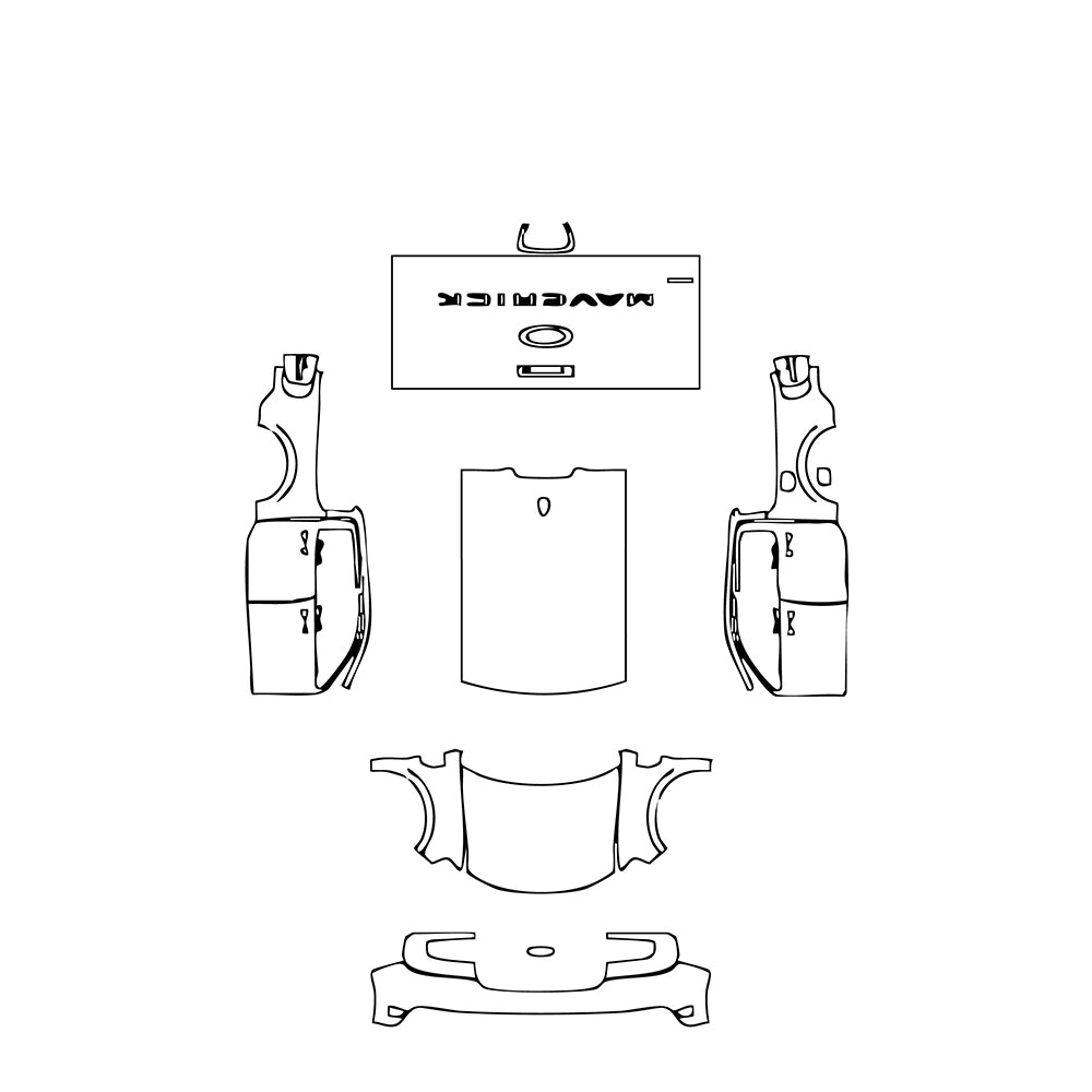 Pre-Cut PPF Ford Maverick LARIAT 2024 - PPF-Kits