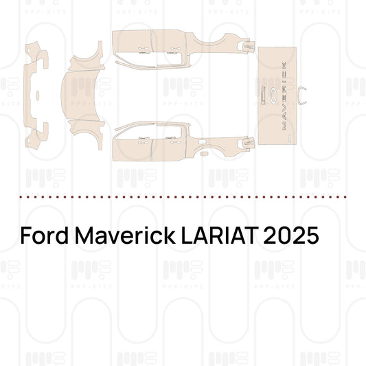 Ford Maverick LARIAT 2025 – Voorgesneden PPF-lakbeschermingsfolie
