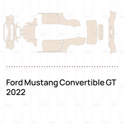 Voorgesneden PPF Ford Mustang Convertible GT 2022