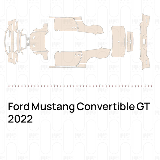 Voorgesneden PPF Ford Mustang Convertible GT 2022