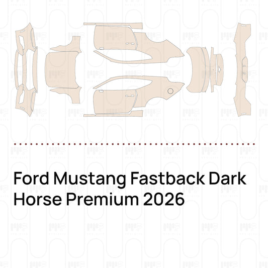 Voorgesneden PPF Ford Mustang Fastback Dark Horse Premium 2026