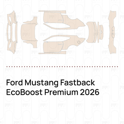 Voorgesneden PPF Ford Mustang Fastback EcoBoost Premium 2026