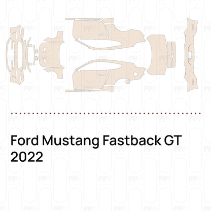 Voorgesneden PPF Ford Mustang Fastback GT 2022