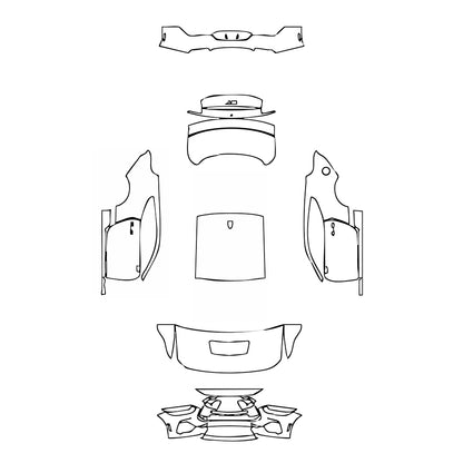 Pre-Cut PPF Ford Mustang Fastback GT 2025 - PPF-Kits