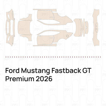 Voorgesneden PPF Ford Mustang Fastback GT Premium 2026