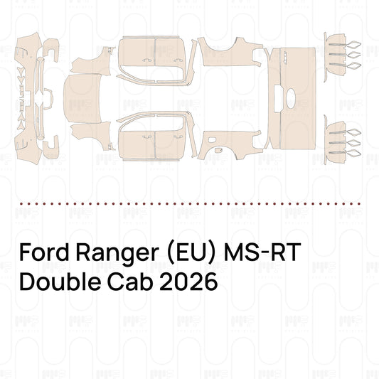 Voorgesneden PPF Ford Ranger (EU) MS-RT Double Cab 2026