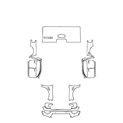 Voorgesneden PPF Ford Ranger (EU) Raptor 2025