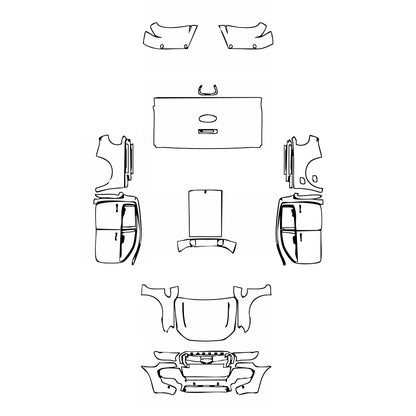 Pre-Cut PPF Ford Ranger (EU) Wildtrak 2016 - PPF-Kits