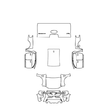 Pre-Cut PPF Ford Ranger (EU) Wildtrak 2024 - PPF-Kits