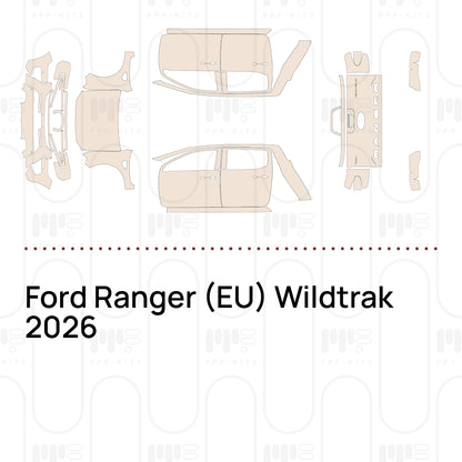 Voorgesneden PPF Ford Ranger (EU) Wildtrak 2026