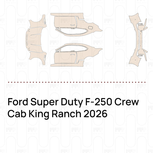 Voorgesneden PPF Ford Super Duty F-250 Crew Cab King Ranch 2026