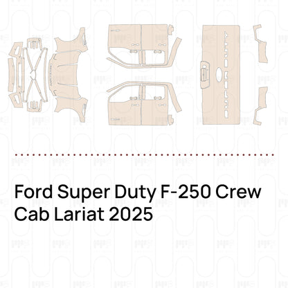 Voorgesneden PPF Ford Super Duty F-250 Crew Cab Lariat 2025