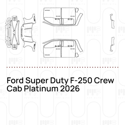 Voorgesneden PPF Ford Super Duty F-250 Crew Cab Platinum 2026