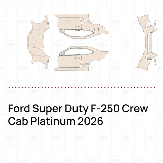 Voorgesneden PPF Ford Super Duty F-250 Crew Cab Platinum 2026