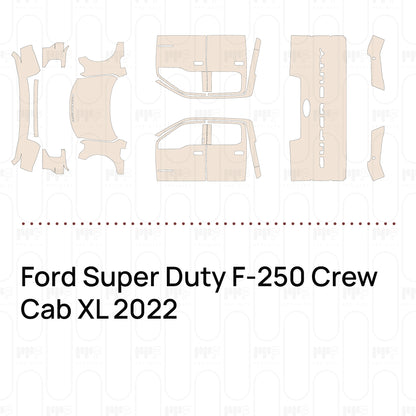 Voorgesneden PPF Ford Super Duty F-250 Crew Cab XL 2022