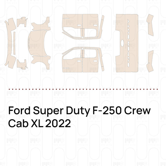 Voorgesneden PPF Ford Super Duty F-250 Crew Cab XL 2022