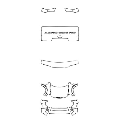 Pre-Cut PPF Ford Super Duty F-250 Super Cab Lariat 2022 - PPF-Kits