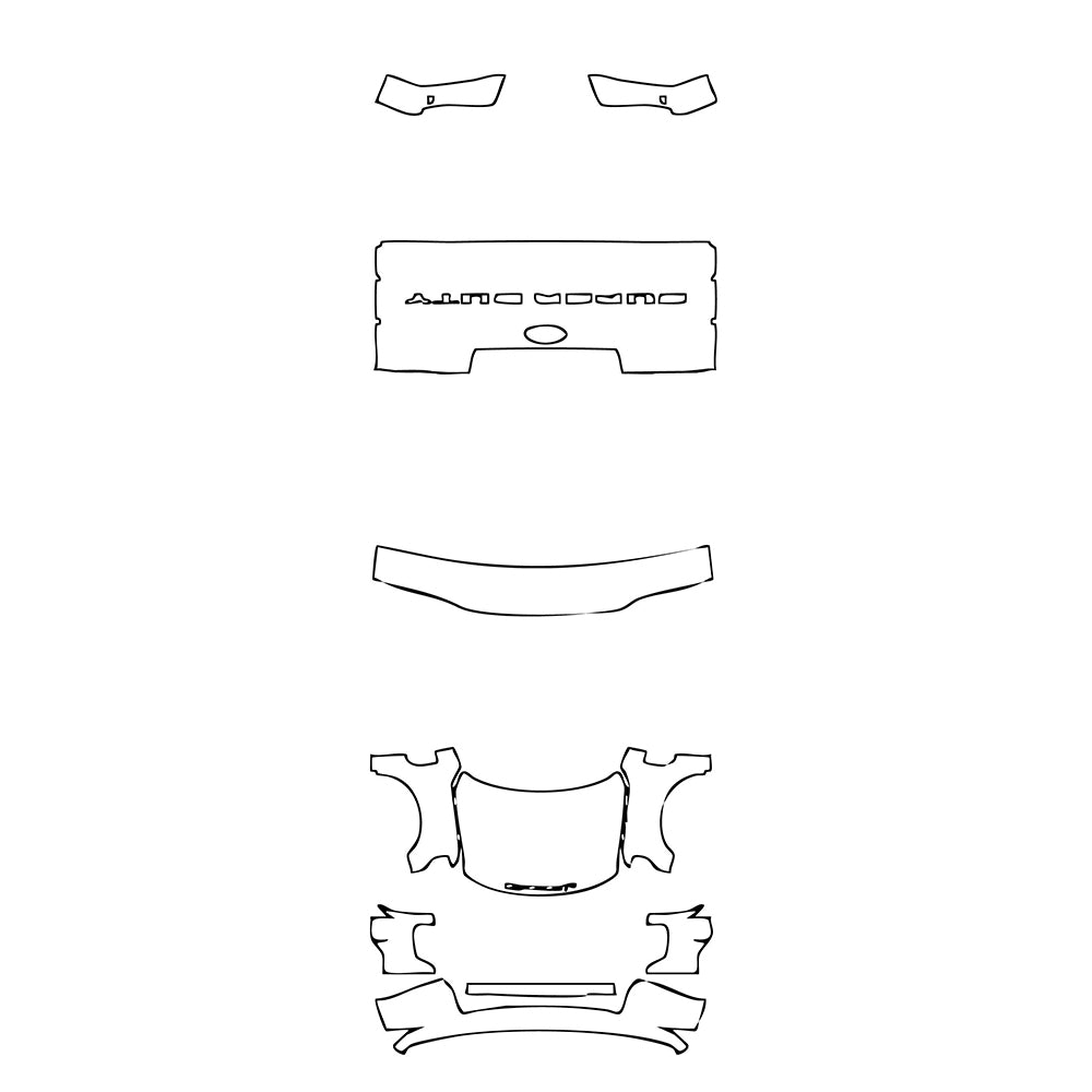 Pre-Cut PPF Ford Super Duty F-250 Super Cab XLT 2022 - PPF-Kits