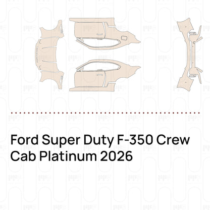 Voorgesneden PPF Ford Super Duty F-350 Crew Cab Platinum 2026
