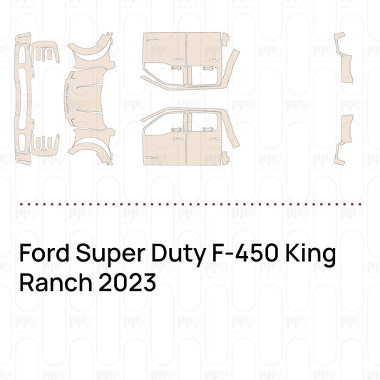 Voorgesneden PPF Ford Super Duty F-450 King Ranch 2023