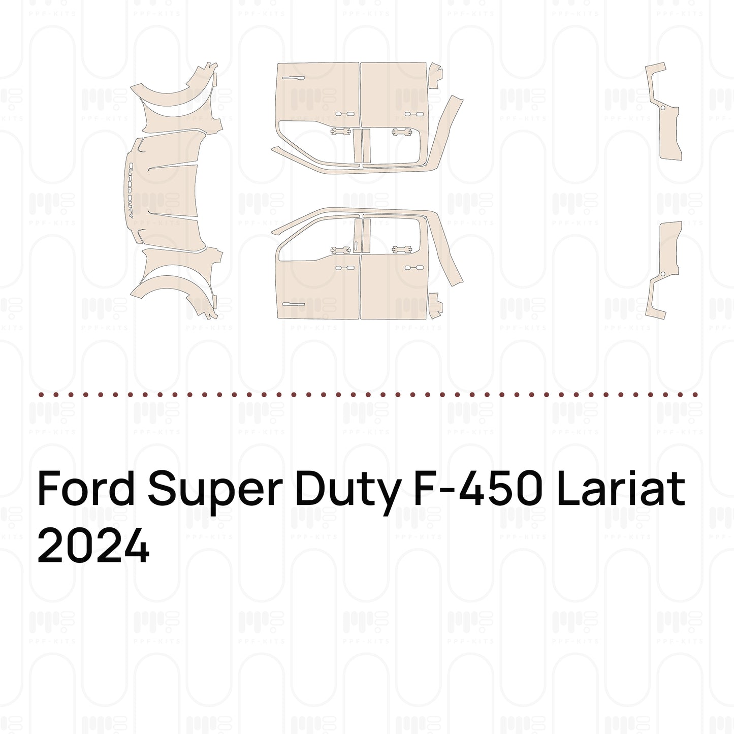 Voorgesneden PPF Ford Super Duty F-450 Lariat 2024