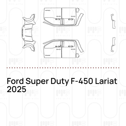 Voorgesneden PPF Ford Super Duty F-450 Lariat 2025