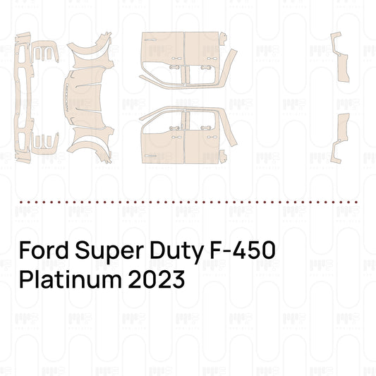 Voorgesneden PPF Ford Super Duty F-450 Platinum 2023