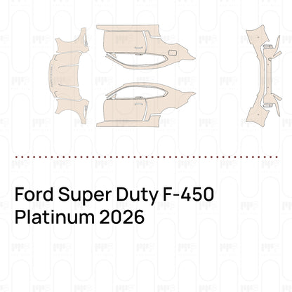 Voorgesneden PPF Ford Super Duty F-450 Platinum 2026