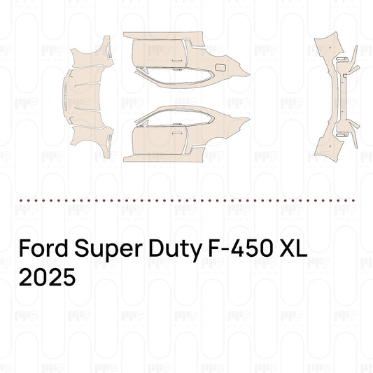Voorgesneden PPF Ford Super Duty F-450 XL 2025