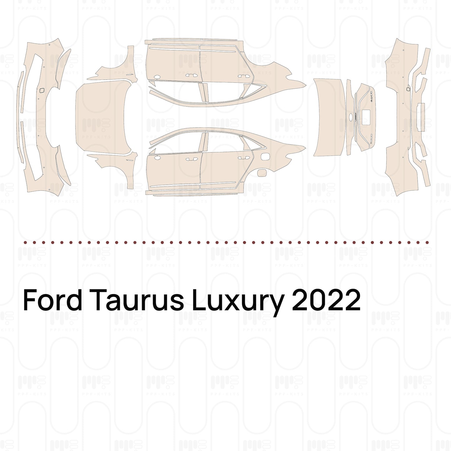 Voorgesneden PPF Ford Taurus Luxury 2022